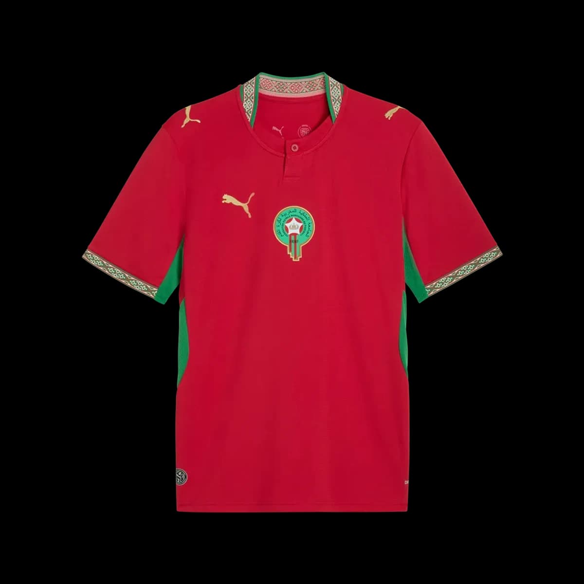 Marokko WK 2026 thuisshirt in rood met groene ster