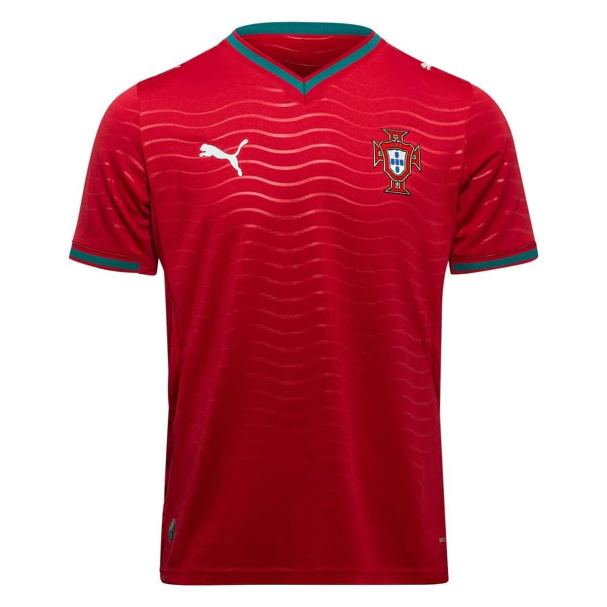 Portugal WK 2026 thuisshirt in dieprood en groen